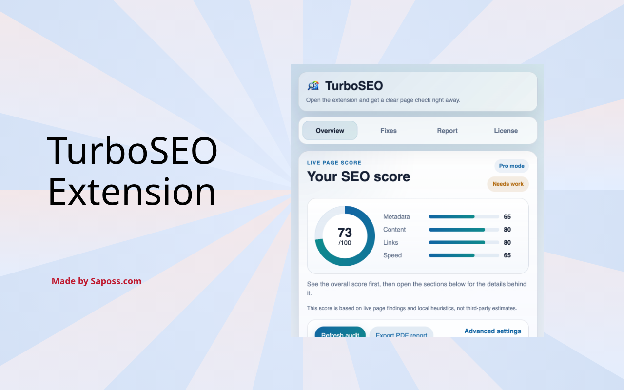 TurboSEO demonstration